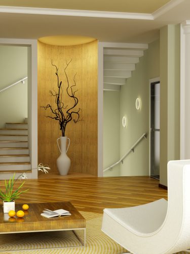 3d rendering the interior of the sitting-room
